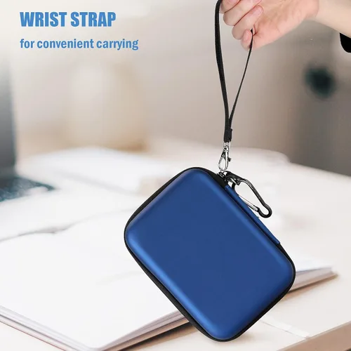 Vista 5 de ProCase Funda de disco duro de 2.5 pulgadas para Elements WD My Passport Azul marino