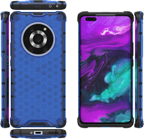 Vista 248 de Funda para Honor Magic3 5G, funda para Honor Magic3 5G Case 2 en 1 Funda para teléfono Negro