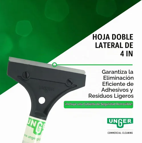 Vista 6 de Unger LH12C Limpiador liviano c/mango de 48", una hoja reversible de 4