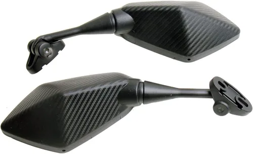 Vista 2 de 1 par de espejos compatibles con fibra de carbono para motocicleta Honda CBR600F2