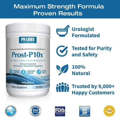 Vista 2 de Suplementos de próstata formulados por médicos para hombres, palma enana americana, beta sitosterol, prostatitis y alivio de la HPB, reducen