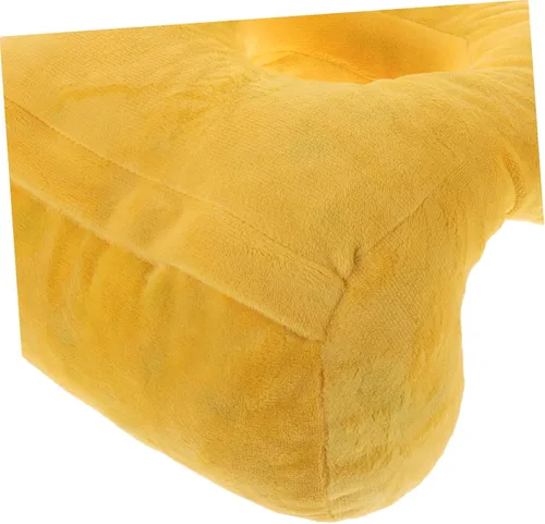 Vista 7 de ERINGOGO Almohada de masaje para la cirugía de cama Almohada para la espuma viscoelástica de la cara cómoda, Amarillo, Moderno