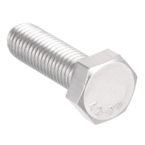 Vista 7 de uxcell Pernos hexagonales de M8x50mm Pernos de tornillo de mano izquierda hexagonal de acero inoxidable 304