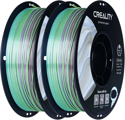 Vista 57 de Creality PLA - Filamento de impresora 3D de 1.75 mm, paquete de filamento para impresoras 3D, resistencia mejorada sin deformación, precisión