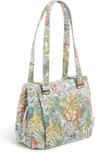 Vista 5 de Vera Bradley Bolso bandolera de algodón con múltiples compartimentos para mujer