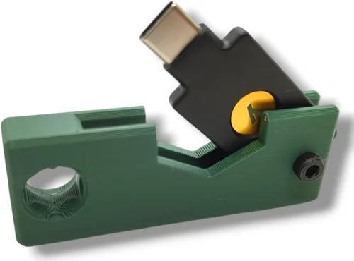 Vista 14 de Estuche protector para YubiKey 5/5C NFC – Llavero compacto y liviano con tornillo M3 de 2.5 mm, llave Allen no incluida (Azul, USB-A)