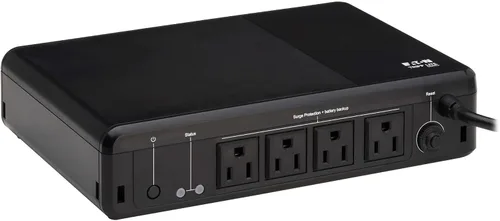 Vista 11 de Tripp Lite 350VA UPS Batería de respaldo de escritorio y protector contra sobretensiones, 210W, 3 tomas de corriente, UPS para hogar y oficina