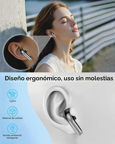 Vista 7 de Auriculares inalámbricos Samsung para Samsung Galaxy A17 A16 S26 Ultra S26+ S25, auriculares intrauditivos Bluetooth para iPhone17 Pro Max