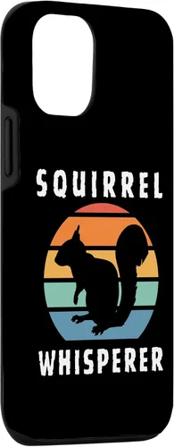 Vista 3 de iPhone 15 Funny Squirrel Whisperer Art Men Women Kids Squirrel Lover Case