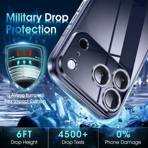 Vista 404 de Supdeal Funda cristalina transparente para iPhone 11, [No se amarillea] [Protección de la cámara] [Probado contra caídas de grado militar] Funda