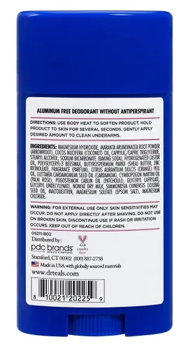 Vista 3 de Dr. Teals - Set de regalo variado de desodorantes (paquete de 2, 2.65 onzas cada una) – Lavanda de vainilla, rosa y leche – Aceites esenciales