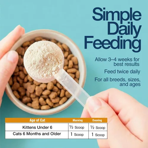Vista 9 de Felisyl L-lisina gránulos para gatos 3.53 oz (3.5 onzas, 310 porciones) – Apoya la salud inmunológica, respiratoria y ocular. Alivia los estornudos