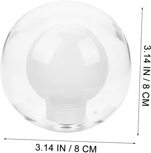 Vista 3 de Zerodeko Pantalla de cristal de repuesto para lámpara de techo, 2 uds