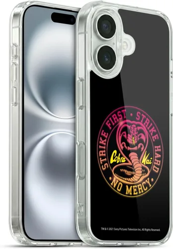 Vista 193 de Head Case Designs Funda de gel suave con licencia oficial de Cobra Kai Eagle Fang Logo Key Art compatible con Apple iPhone 7 Plus/iPhone 8 Plus