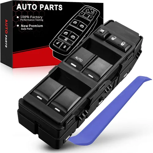 Vista 12 de Interruptor de ventana principal para Lincoln Town Car 2003 2004 2005 2006 2007 2008 Interruptor de control lateral del conductor OE# 5W1Z14529BA