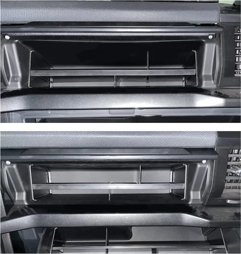 Vista 3 de SKTU Organizador de guantera para Ford F 150 F150 2021-2025 2026 Organizador de consola central 2023 2024 2025 2026 F150 Accesorios Divisor