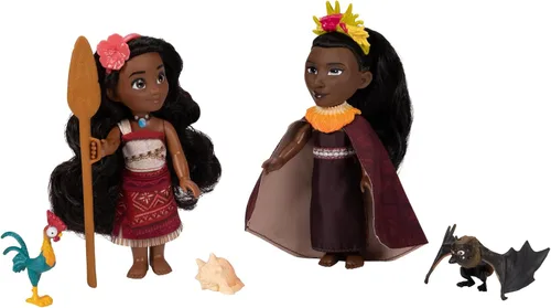 Vista 3 de Disney Set de regalo Moana 2: muñecas pequeñas Moana, Loto y Matangi