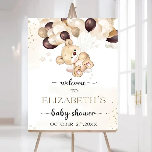 Vista 9 de Letrero de bienvenida personalizado para baby shower, cartel de bienvenida de safari para baby shower, letrero de baby shower de animales