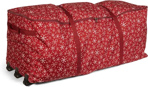 Vista 10 de Covermates Keepsakes Bolsa de Cincha para Árbol de Navidad – Almacenamiento de Árbol de Poliéster Duradero con Asas Reforzadas y Correas de Cincha