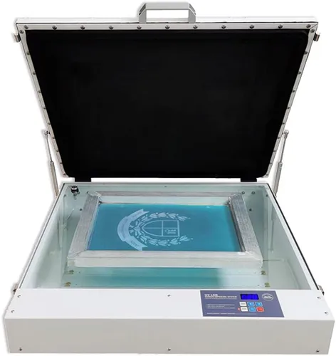 Vista 3 de Mesa precisa 20" x 24" 80W vacío LED unidad de exposición UV profesional LED máquina de exposición al vacío