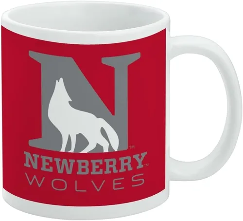 Vista 329 de Taza de cerámica con el logotipo principal de la Universidad Rider, taza de regalo novedosa para café, té y bebidas calientes, 11oz, blanca