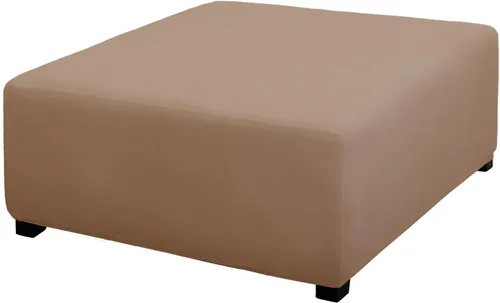 Vista 42 de PureFit Funda otomana súper elástica de ajuste perfecto cuadrada - Fundas otomanas para taburete y muebles plegables de almacenamiento para sala