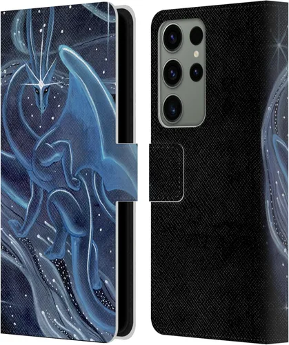 Vista 372 de Head Case Designs Officially Licensed Carla Morrow Galactic Entrancement Dragons Leather Wallet Case Compatible with Samsung Galaxy A07 4G