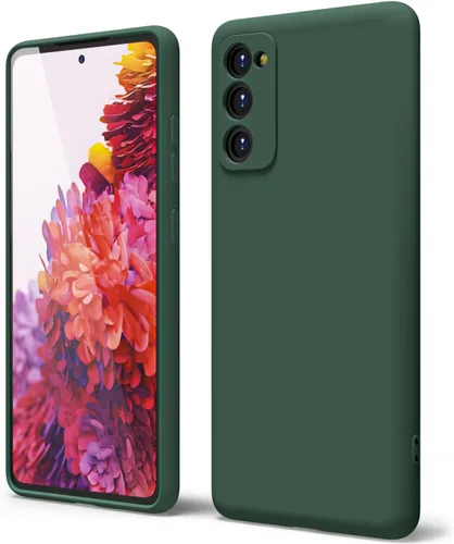 Vista 94 de oakxco Funda para teléfono Samsung Galaxy S8 de silicona líquida, delgada y fina de gel de goma suave TPU cubierta protectora simple llana