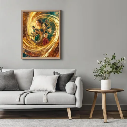 Vista 5 de Posterizer 1 pcs - movie superhero ensemble cast in action -1 - Movie & Cinema Art - Fantasy & Fiction Art - Living Room Bedroom Decor-08x10