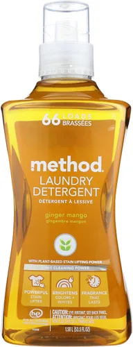 Vista 14 de Method Detergente líquido para lavandería; aroma a salvia de playa, removedor de manchas; 66 cargas por botella de 53.5 onzas; (paquete de 1)