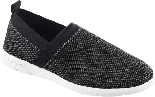 Vista 2 de isotoner Zenz - Zapatillas deportivas elásticas para mujer Negro