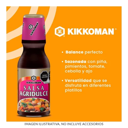 Vista 3 de Salsa Agridulce Kikkoman, 11.5 onzas
