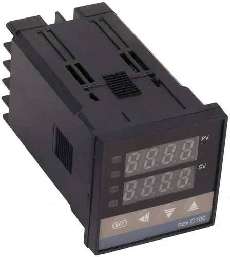 Vista 6 de Fafeicy 32.0-752.0 °F Digital LED PID controlador de temperatura Kit de termostato Kit de controlador de temperatura AC 110V-240V para controlar