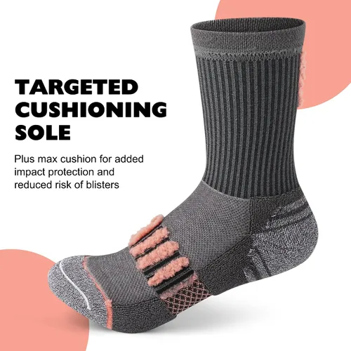 Vista 4 de Amutost Calcetines acolchados para mujer, 5 pares
