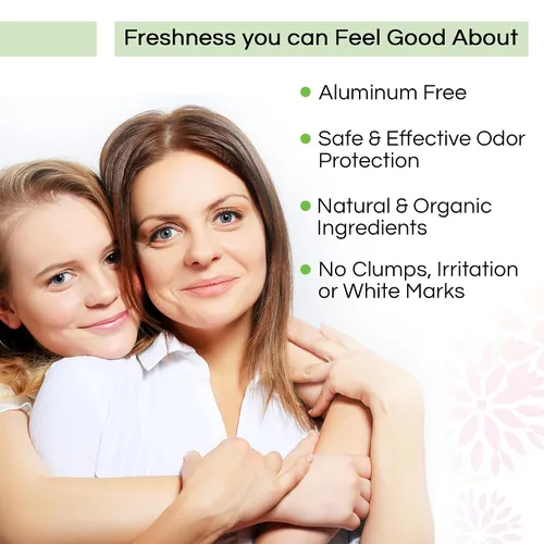 Vista 5 de Good for You Girls - Desodorante libre de aluminio, natural y vegano para niños, preadolescentes, adolescentes, protección segura y efectiva contra