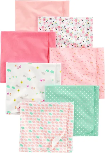Vista 6 de Simple Joys by Carter's - Paquete de 7 mantas de franela para bebés unisex