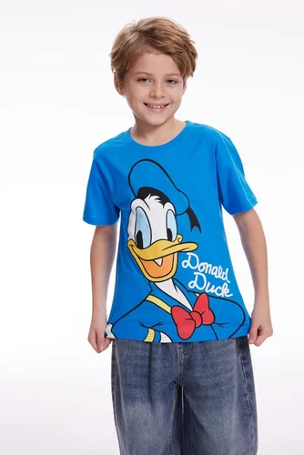 Vista 2 de Disney Mickey Mouse & Friends - Paquete de 4 camisetas para niños pequeños y niños pequeños, azul/rojo/amarillo/naranja