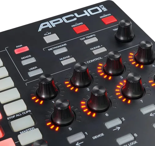 Vista 15 de Consola de sonido Akai Professional APC Mini Regulador digital Ableton Live con descarga de Ableton Live Lite