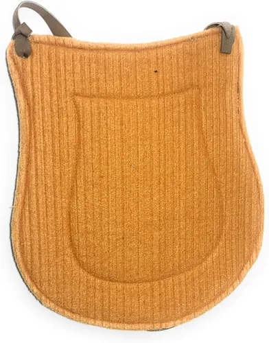 Vista 2 de Cojín de asiento de silla de caballo, Cojín de asiento de cuero Charro, Asiento para Montura