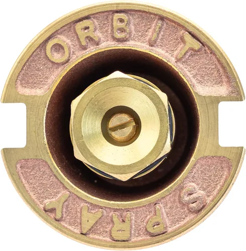 Vista 4 de Orbit 54070 - Paquete de 2 cabezales de aspersor emergentes de latón con patrón de pulverización completa