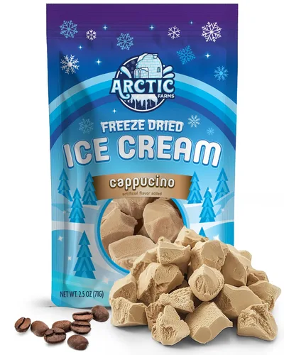 Vista 74 de Arctic Farms Trozos de Helado Liofilizado Empaquetados y en Caja - No se Derrite (1 libra, S'mores)