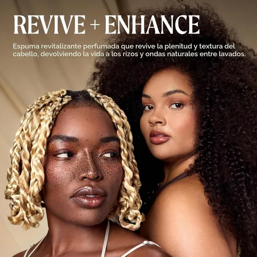 Vista 6 de Tea Tree Espuma refrescante de rizos de menta lavanda, mousse para el cabello, para cabello grueso, rizado + seco, 6.8 onzas líquidas