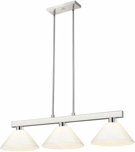 Vista 7 de Z-Lite Colgante de cobalto de 152MB-PWH, 3 luces 300 vatios totales, negro mate