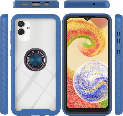 Vista 92 de Funda compatible con Xiaomi Poco X3 NFC, compatible con Xiaomi Poco X3 Pro/Poco X3 Ring Stand 3 en 1, color negro