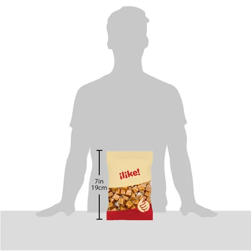Vista 6 de Caramelo de vainilla envuelto individualmente, bolsa de 1.5 libras Cubos de caramelo para aperitivos y hornear