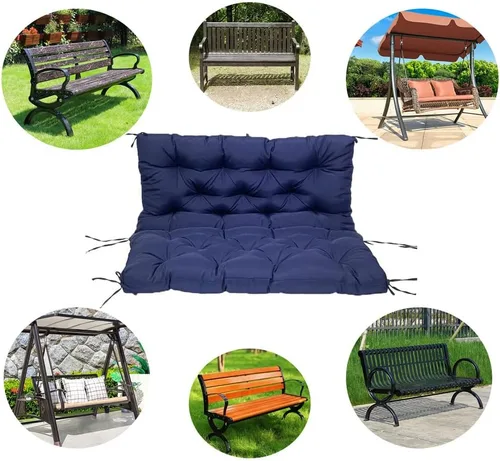 Vista 4 de Cojines de asiento de repuesto para jardín al aire libre, impermeables para porche, muebles de jardín, patio