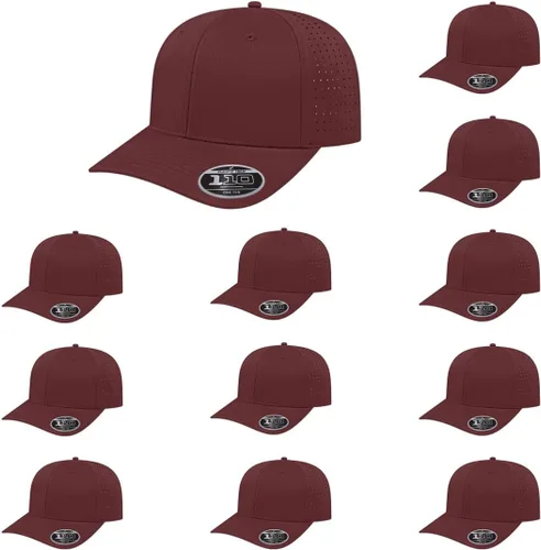 Vista 59 de Cap America i8533 Flexfit 110 Gorra Snapback Perforada de Rendimiento de Perfil Medio de 6 Paneles con Protección UV y Snapback Ajustable
