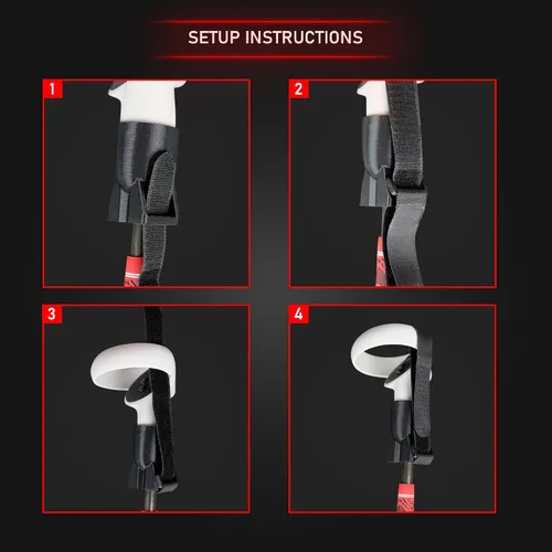 Vista 7 de DeadEyeVR DriVR - VR Golf Club Handle Accessory (Putter + Standard - Red - Metal)