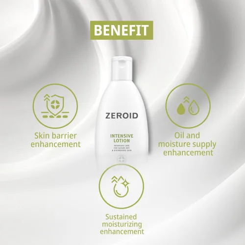 Vista 4 de ZEROID Loción intensiva Crema hidratante coreana para el cuidado del cuerpo Crema de manos y cuerpo para mujeres y hombres Loción corporal
