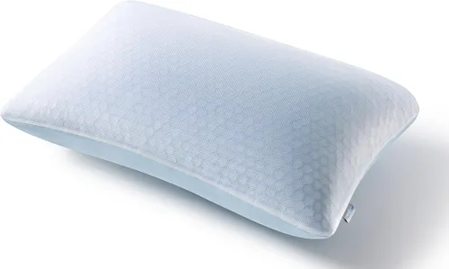 Vista 9 de Almohada de espuma viscoelástica triturada de enfriamiento Relleno triturado azul